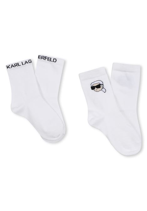 Calzini con ricamo KARL LAGERFELD KIDS | Z3101610P